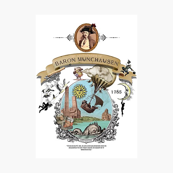 Baron Munchausen Photographic Print