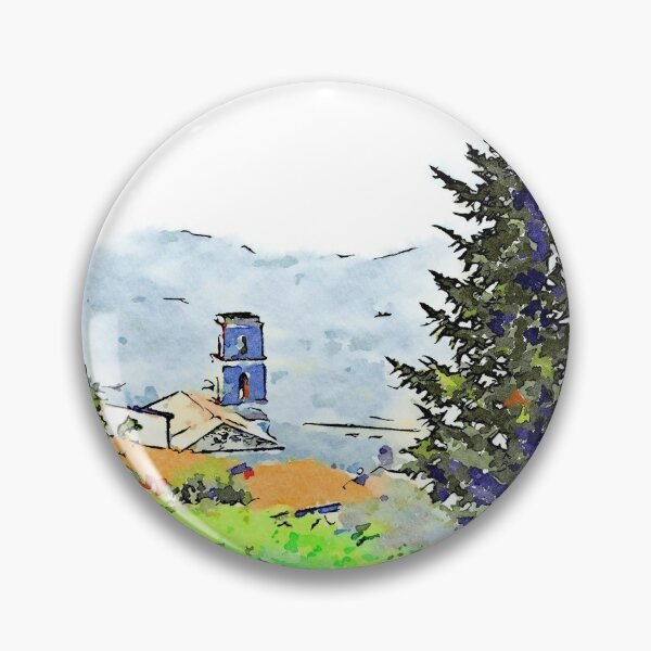 Item preview, Laureana Cilento:church between trees designed and sold by Giuseppe Cocco.
