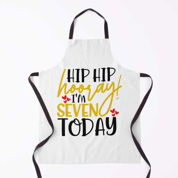 Item preview, Hip hip hooray I’m Seven today designed and sold by purpleblobart.