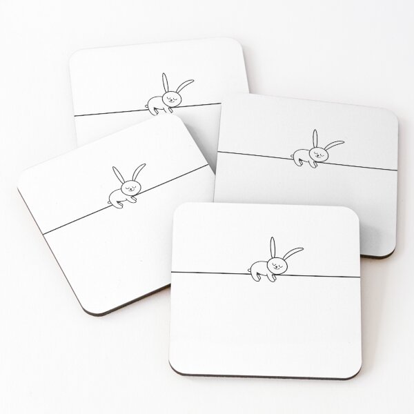 Item preview, sleeping bunny-line art designed and sold by spontania.