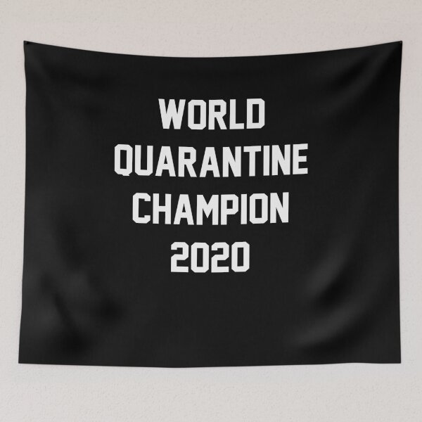 Item preview, World Quarantine Champion 2020 designed and sold by CoolApparelShop.