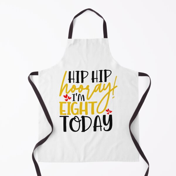 Item preview, Hip hip hooray I’m Eight today designed and sold by purpleblobart.