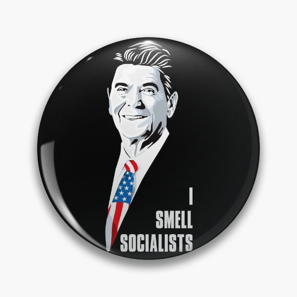 Item preview, Ronald Reagan I Smell Socialists designed and sold by Alema Art.