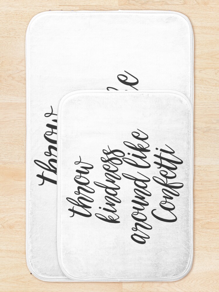 Thumbnail 5 of 6, Bath Mat, Confetti! designed and sold by GraphikNook.
