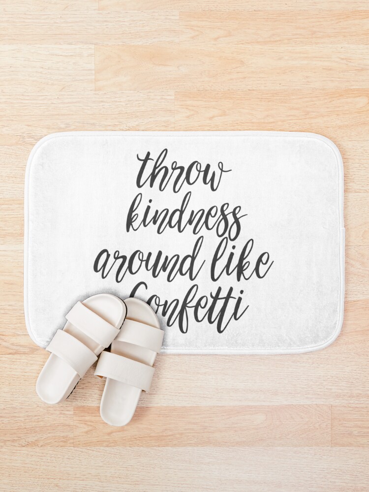 Thumbnail 1 of 6, Bath Mat, Confetti! designed and sold by GraphikNook.