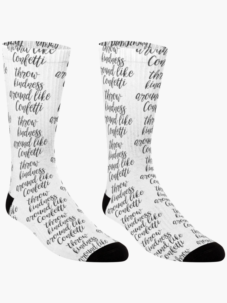 Thumbnail 3 of 5, Socks, Confetti! designed and sold by GraphikNook.