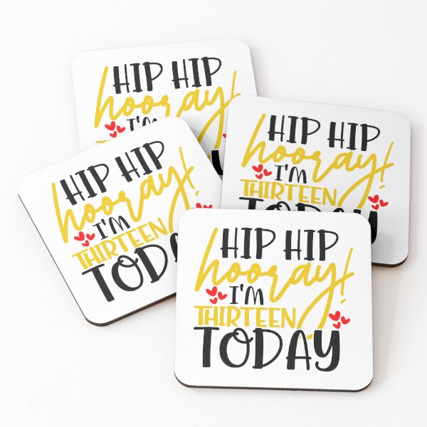 Item preview, Hip hip hooray I’m Thirteen today designed and sold by purpleblobart.