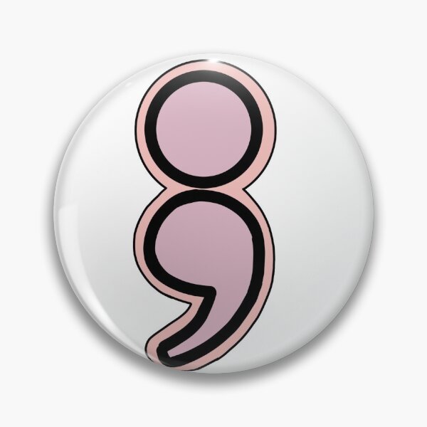 Item preview, Semicolan Mental Health Awareness designed and sold by piperdooley.