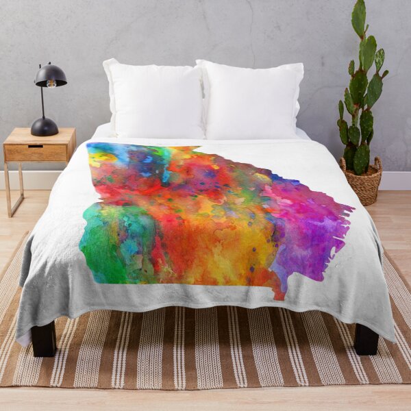 Item preview, Georgia Map Watercolor by Zouzounio Art designed and sold by zouzounioart.