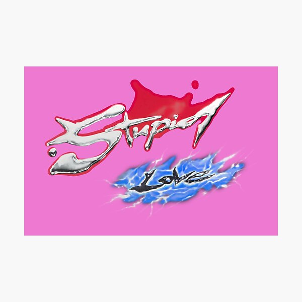 Item preview, Stupid Love Lettering Logo designed and sold by AlertStore.