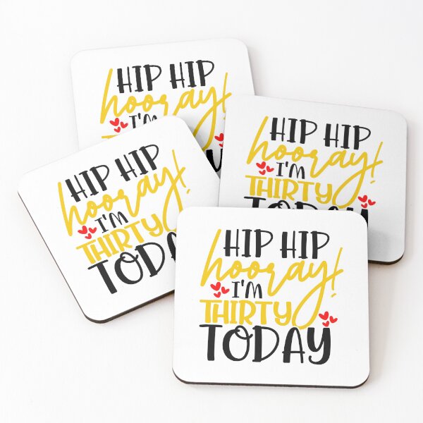 Item preview, Hip hip hooray I’m Thirty today designed and sold by purpleblobart.