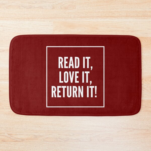 Item preview, Read it love it return it - Funny Library Fan designed and sold by K-icon.
