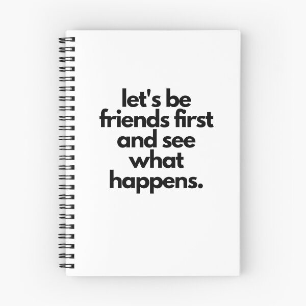 Item preview, Let's Be Friends White Lie Party Quote  designed and sold by luchik-and-co.