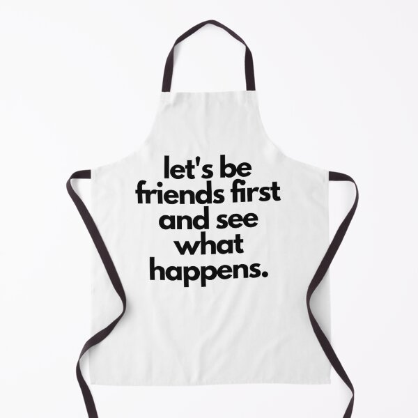 Item preview, Let's Be Friends White Lie Party Quote  designed and sold by luchik-and-co.