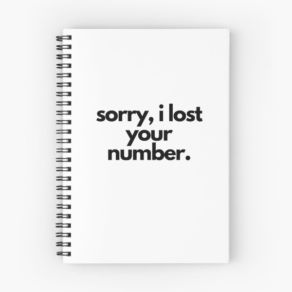 Item preview, Lost Your Phone Number White Lie Party Quote designed and sold by luchik-and-co.