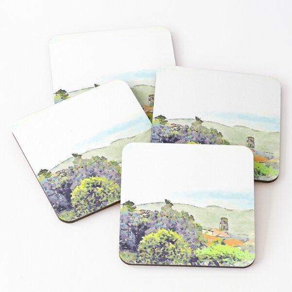 Item preview, Laureana Cilento: church between trees designed and sold by Giuseppe Cocco.