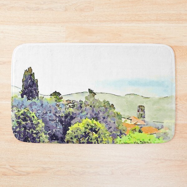 Item preview, Laureana Cilento: church between trees designed and sold by Giuseppe Cocco.