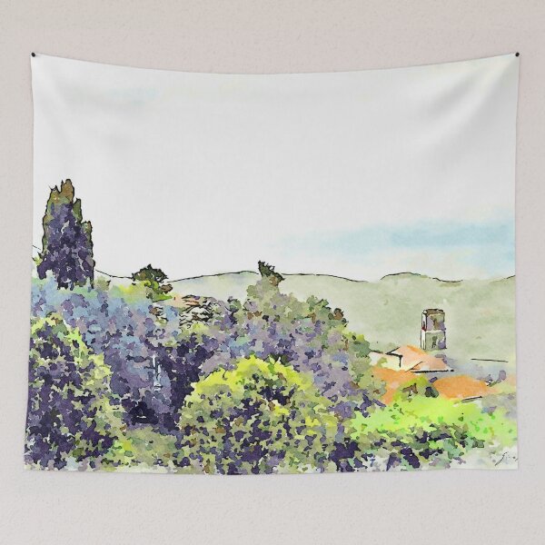 Item preview, Laureana Cilento: church between trees designed and sold by Giuseppe Cocco.