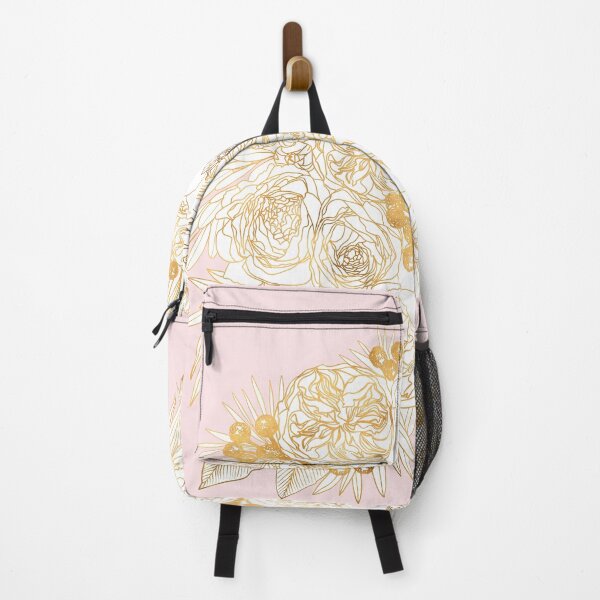 Item preview, Forever Rekha floral bouquet pink gold designed and sold by blursbyai.