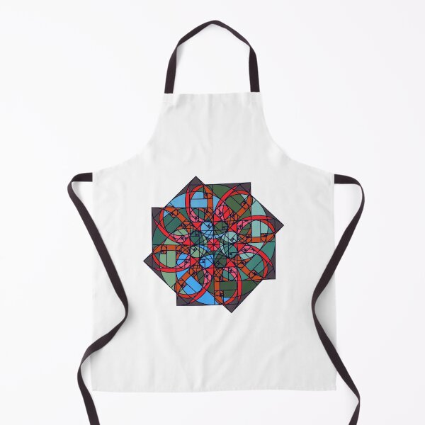 Item preview, “The Flower of fire” - Golden rule - geometric shape -pattern - colorful designed and sold by BDLVandFriends.
