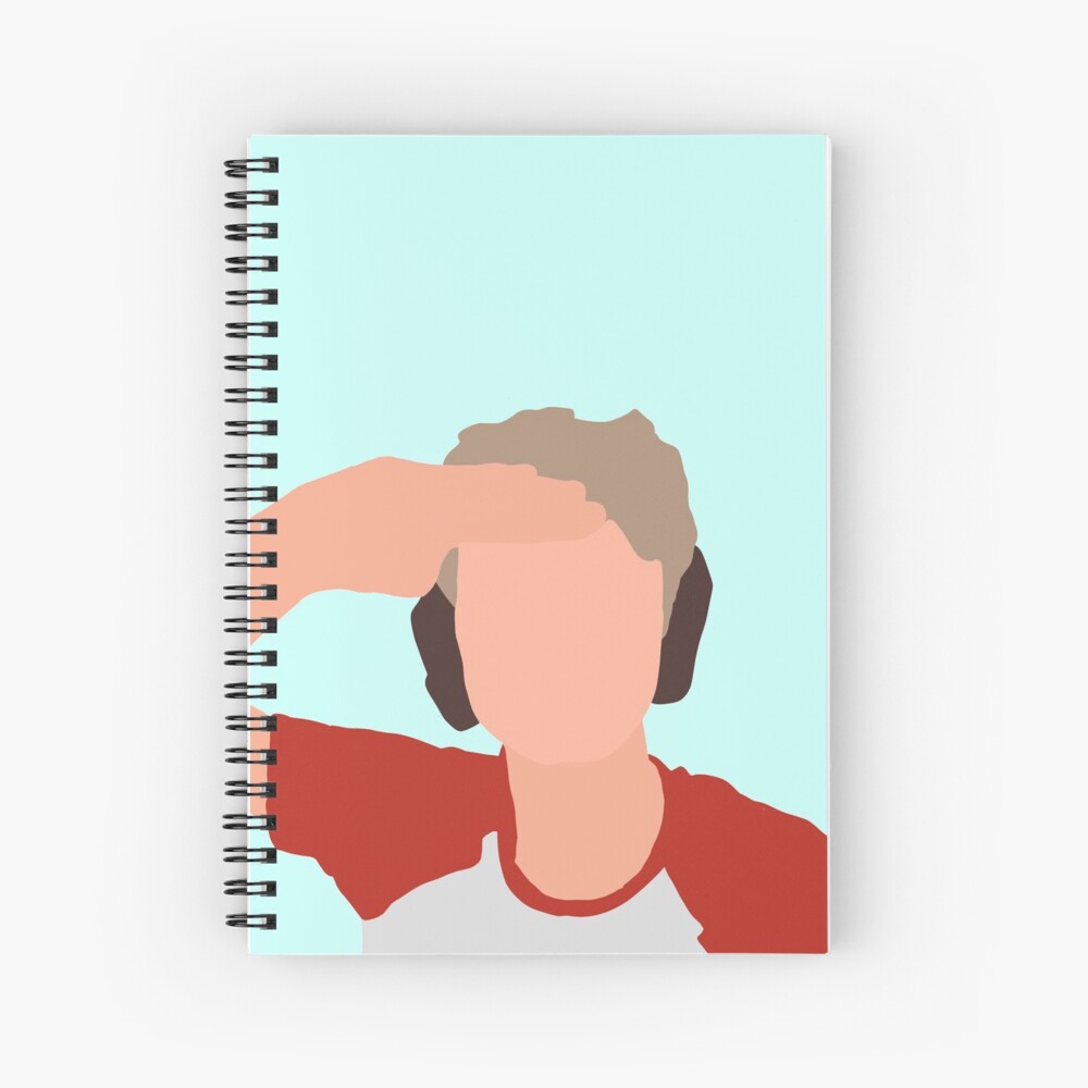 "Tommyinnit dropart" Spiral Notebook by StarShine567 | Redbubble