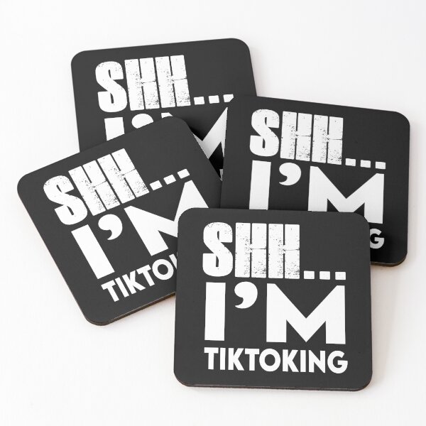 Artikelvorschau, Shh ... ich bin TikToking entworfen und verkauft von KristyBDesigns.