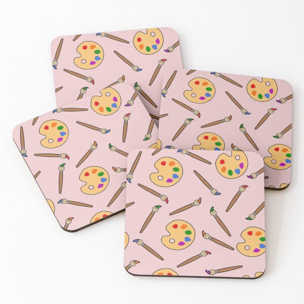Item preview, Paintbrush and palette pattern designed and sold by Cathal O'Toole.