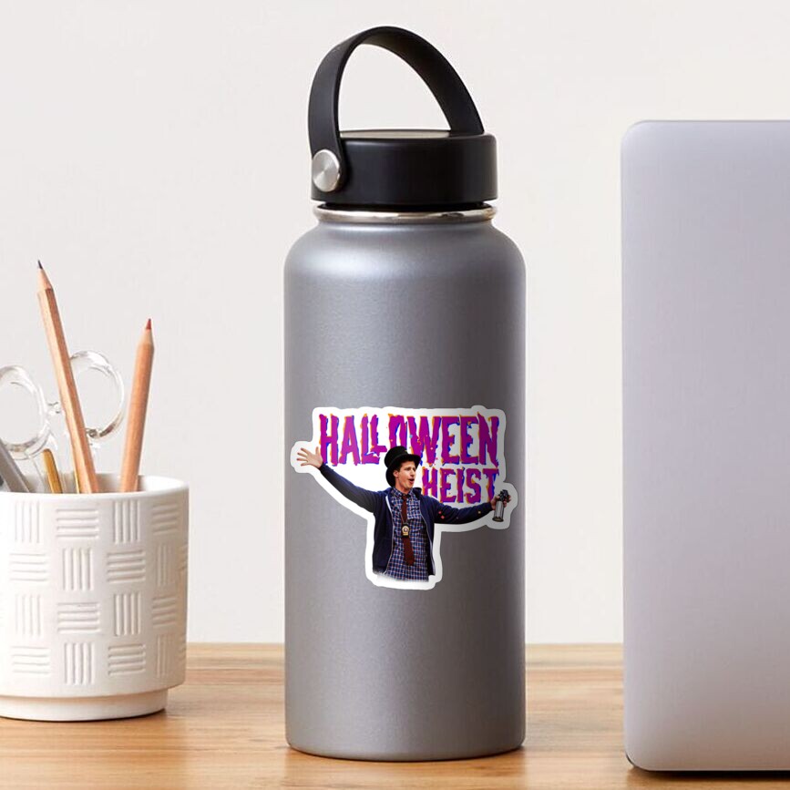 "Halloween Heist Brooklyn Nine Nine B99" Sticker by avihail Redbubble