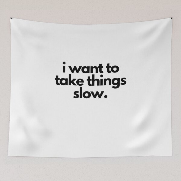 Item preview, Take Things Slow White Lie Party Funny Quote  designed and sold by luchik-and-co.