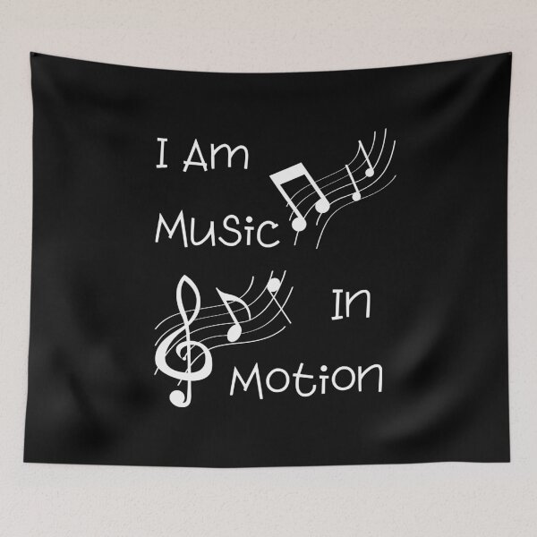 Item preview, I Am Music In Motion: Black Selection designed and sold by Intuitive Engines Apparel Co..