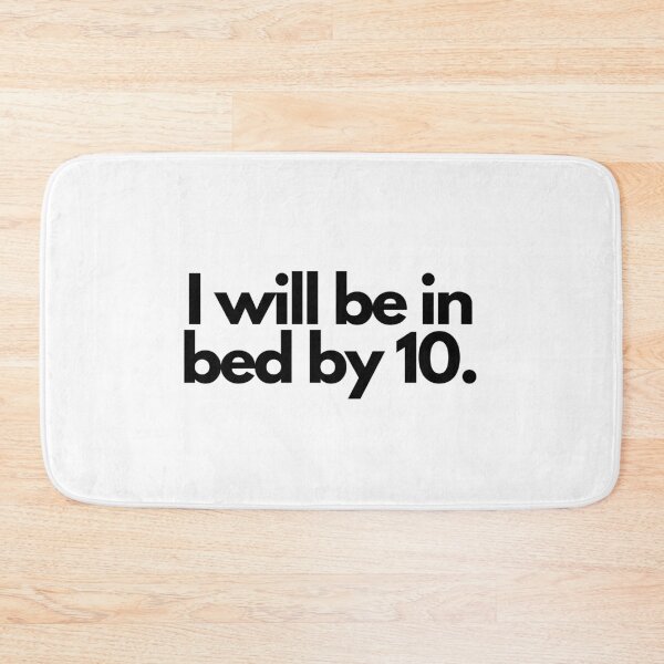 Item preview, In Bed by 10 White Lies Party Humor Quote  designed and sold by luchik-and-co.