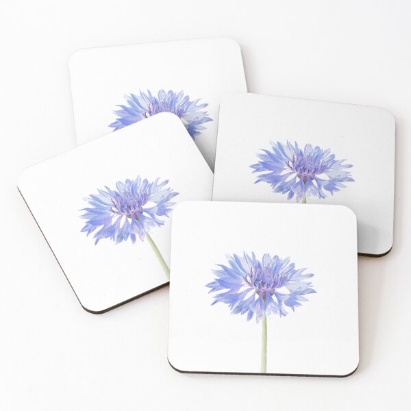 Item preview, Cornflower watercolor illustration  designed and sold by Yuli Art.