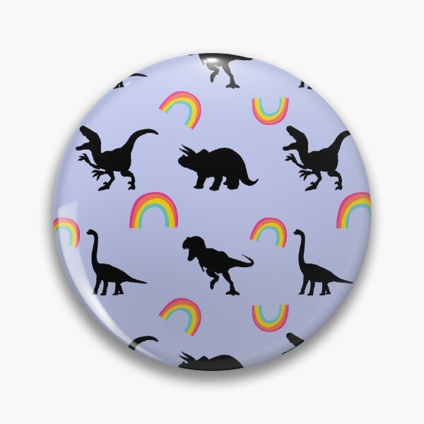 Item preview, Cute Blue Dinosaurs Rainbow Pattern designed and sold by myabstractmind.