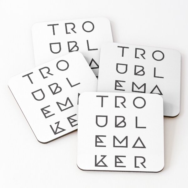 Item preview, Troublemaker Typography designed and sold by GraphikNook.