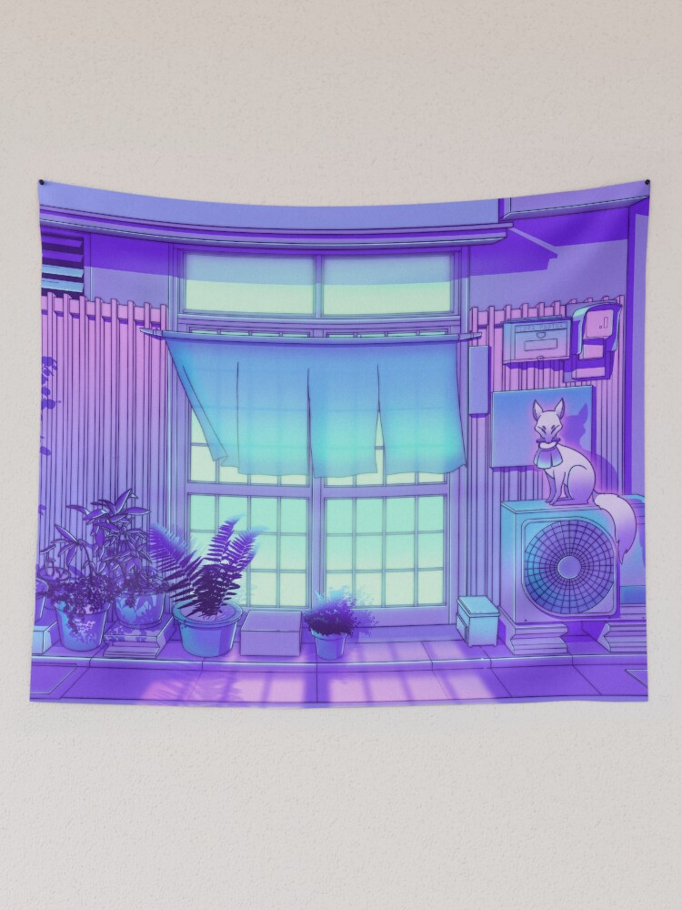 Thumbnail 2 of 3, Tapestry, Inari Night designed and sold by EloraPautrat.