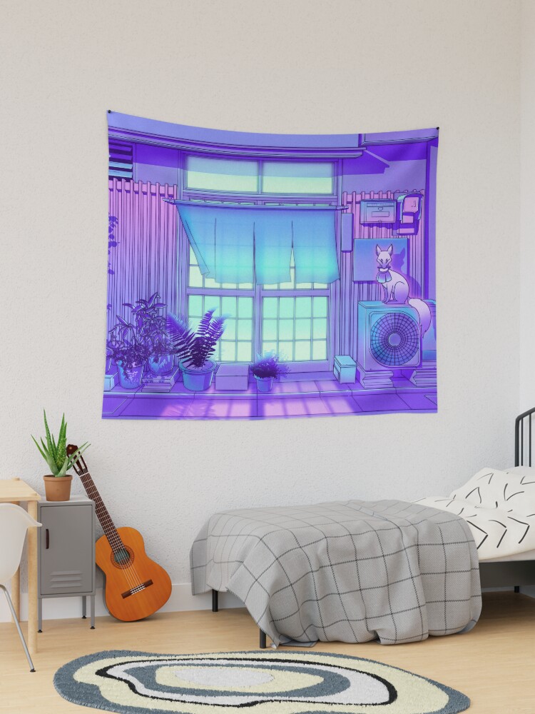 Thumbnail 1 of 3, Tapestry, Inari Night designed and sold by EloraPautrat.