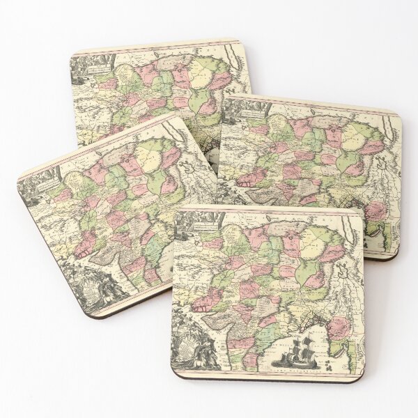 Item preview, Map of India (1735) designed and sold by allhistory.