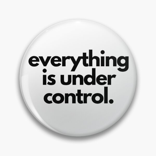 Item preview, Under Control White Lie Party Funny Quote designed and sold by luchik-and-co.