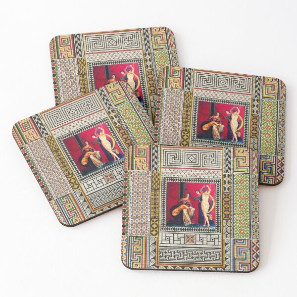 Item preview, POMPEII VILLA OF MYSTERIES ,DANCING MAENAD ,ANTIQUE ROMAN PAINTINGS AND MOSAICS PATCHWORK  designed and sold by BulganLumini.