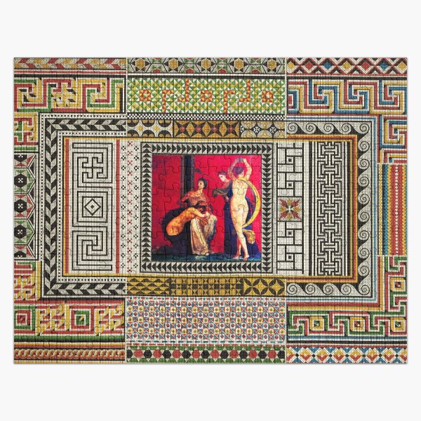 Artikel-Vorschau von POMPEII VILLA OF MYSTERIES, TANZ MAENAD, ANTIKE RÖMISCHE GEMÄLDE UND MOSAIK PATCHWORK, designt und verkauft von BulganLumini.