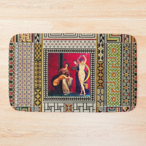 Item preview, POMPEII VILLA OF MYSTERIES ,DANCING MAENAD ,ANTIQUE ROMAN PAINTINGS AND MOSAICS PATCHWORK  designed and sold by BulganLumini.