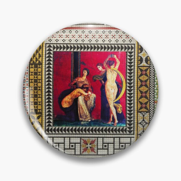 Item preview, POMPEII VILLA OF MYSTERIES ,DANCING MAENAD ,ANTIQUE ROMAN PAINTINGS AND MOSAICS PATCHWORK  designed and sold by BulganLumini.