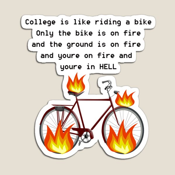 Everything is on fire Magnet