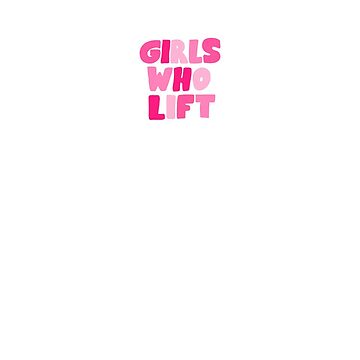 Artwork thumbnail, girls who lift pink by katie norton
