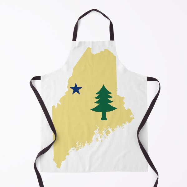 Item preview, Flag of Maine (1901 to 1909) on Map of Maine designed and sold by Owl House Creative.