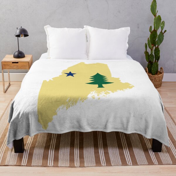Item preview, Flag of Maine (1901 to 1909) on Map of Maine designed and sold by Chris Munz.