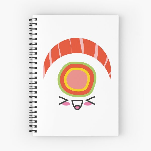 Item preview, kawaii sushi uramaki excited funny rice cute food japan fish designed and sold by korakai.