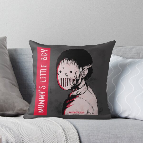 Artikelvorschau, Mamas kleiner Junge, Maske, Halloween entworfen und verkauft von DrawingDesigns.