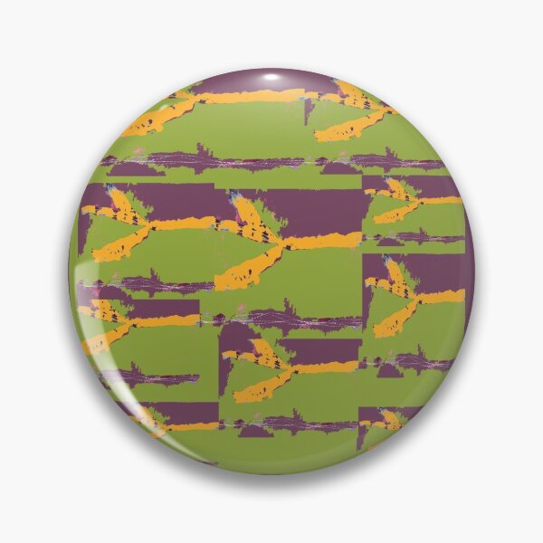 Item preview, Colorado Ranch, Barbed Wire fiber art in green plum orange designed and sold by djrunnels.