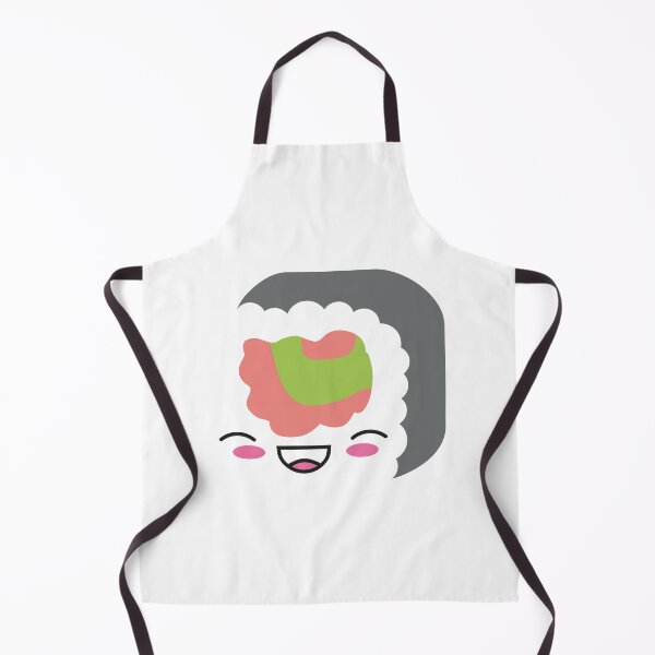 Item preview, kawaii sushi uramaki nori rice food funny cute fish japanese designed and sold by korakai.
